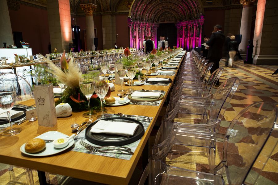 Budapest Central European Fashion Week Front Row Dinner designed by STARDOME // Szépművészeti Múzeum