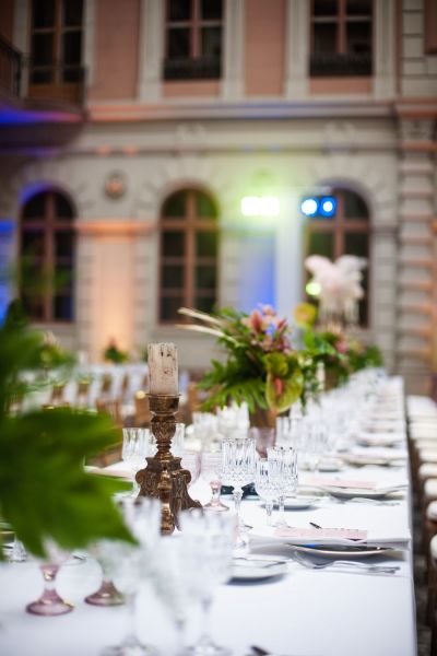 Budapest Central European Fashion Week Front Row Dinner designed by STARDOME // YBL Palota