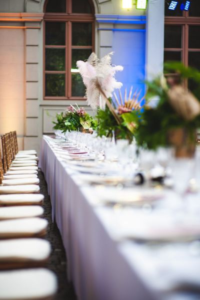 Budapest Central European Fashion Week Front Row Dinner designed by STARDOME // YBL Palota