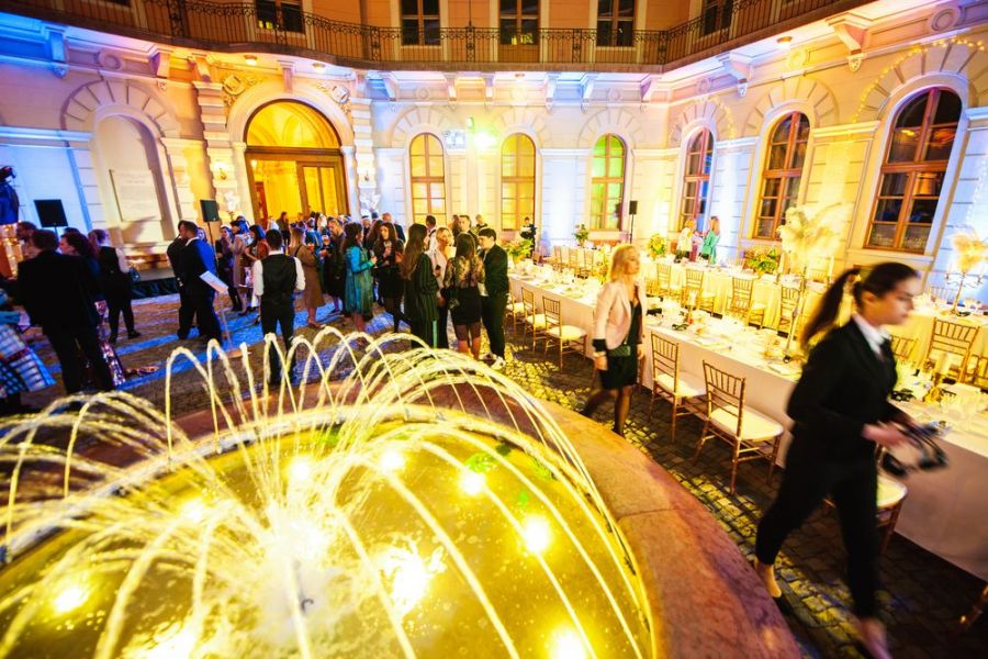 Budapest Central European Fashion Week Front Row Dinner designed by STARDOME // YBL Palota