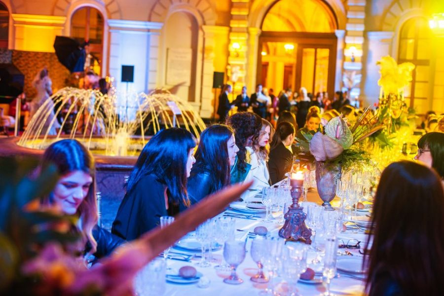 Budapest Central European Fashion Week Front Row Dinner designed by STARDOME // YBL Palota