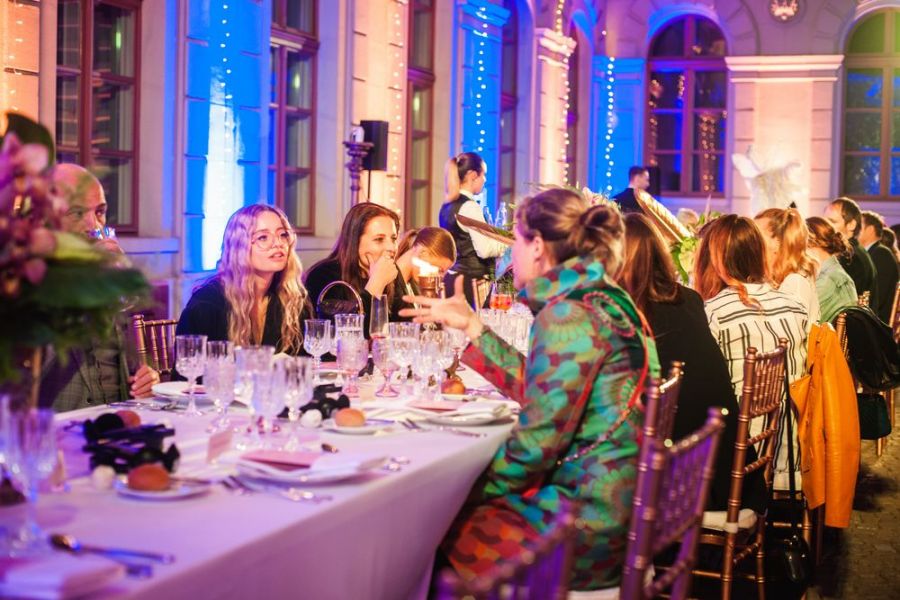 Budapest Central European Fashion Week Front Row Dinner designed by STARDOME // YBL Palota