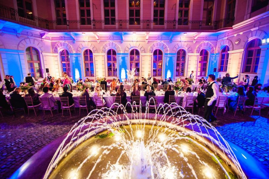 Budapest Central European Fashion Week Front Row Dinner designed by STARDOME // YBL Palota