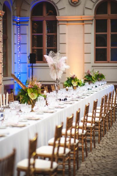 Budapest Central European Fashion Week Front Row Dinner designed by STARDOME // YBL Palota